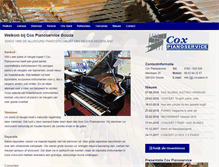 Tablet Screenshot of coxpiano.nl